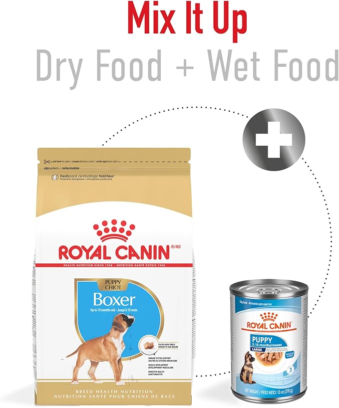 Royal Canin Breed Health Nutrition Boxer Puppy Dry Dog Food, 30 lb Bag