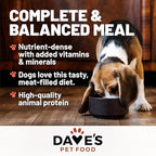 Dave's Pet Food Grain Free Wet Dog Food (95% Chicken & Chicken Liver), Made in USA Single-Source Protein, Limited Ingredients, 12.5 oz Cans (12 Pack)