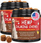 Advanced Calming Chews for Dogs, Dog Calming Chews - Anxiety Relief Treats and Bites for Dogs - Separation, Barking, Thunder, Noise, Stress, Pet Supplement, All Ages & Sizes - (Chicken 240 Ct)
