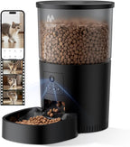 Automatic Cat Feeder with Camera, 1080P HD AI Pet Recognition Recording, 5G WiFi APP Remote Control, Timed Programmable Food Dispenser, Two-Way Audio, with Night Vision Function and Desiccant