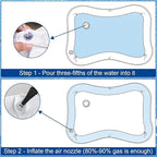 Water Sensory Playmat for Cats,Thickened Sensory Water Playmat for Cats,Cat Water Play Mat,Cat Toys for Bored Indoor Cats.-Dolphin Design