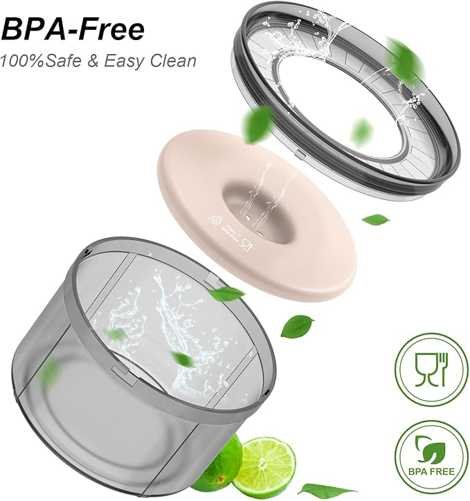 1Gallon No Spill Dog Water Bowl-3.8L Large Capacity, BPA-Free, Anti-Splash & Anti-Digging Design with Non-Slip Base, for Messy Drinkers