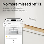 PETLIBRO Upgrade Cat Water Fountain, Cordless Cat Fountain Battery Operated, App Monitoring 3L/101oz Dockstream 2 Pet Water Fountain with Stainless Steel Tray, 5GHz WiFi Dog Water Bowl Dispenser