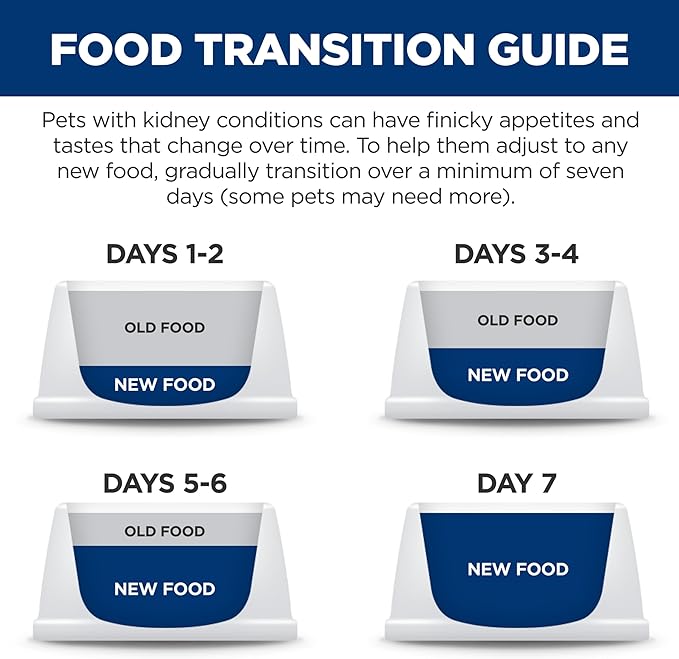 Hill's Prescription Diet k/d Early Support Kidney Care Chicken, Vegetable & Rice Stew Canned Cat Food, Veterinary Diet, 2.9 oz., 24-Pack Wet Food