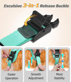 Halypet Cat Harness and Leash Set [MAX Safety 4th-Gen Upgrade] Escape Proof Adjustable Cat Leash Comfortable Soft Vest Easy to Wear Kitten Harness with Reflective Strip for Cats Walking, XS Green