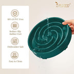 JASGOOD Slow Feeder Dogs Bowl for Large Medium Dogs,Anti-Gulping Pet Slower Food Feeding Bowls Stop Bloat,Preventing Choking