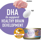 Tiki Cat Baby, Chicken & Egg, High-Protein and 100% Non-GMO Ingredients, Wet Cat Food for Kittens 8 Weeks+, 2.4 oz. Cans (Pack of 12)