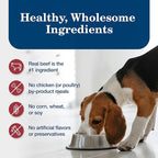 Blue Buffalo Homestyle Recipe Adult Wet Dog Food, Made with Natural Ingredients, Beef Dinner With Garden Vegetables, 12.5-oz Cans (12 Count)