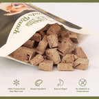 Superfood Bite, Freeze-Dried Raw Dog Treats - Protein Rich, Train & Reward, Traceable Single Ingredient by Katherine Heigl (Beef Liver)