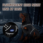 AUROTH Tactical Dog Harness for Large Dogs - Purple, No Pull, Adjustable, Reflective, Molle System for Gear Carrying