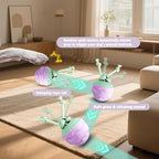 Interactive Dog Toys [2025 Upgrade] – Smart Dog Ball, Automatic Motion-Activated Rolling, Random Path, Squeaky Sounds, USB-C Rechargeable LED Light, Indoor/Outdoor Use