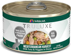 Weruva TruLuxe Cat Food, Mediterranean Harvest with Tuna Whole Meat & Veggies in Gravy, 3oz (Pack of 24)