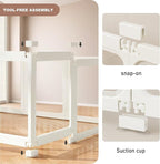 Acrylic Dog Playpen Indoor 24" H 10PCS,Clear Dog Play Pen with Door,Easy Assembe Sturdy&Easy Cleaning Plastic Transparent Pet Fence,Preferable for Puppy Kitty Rabbit Ferret