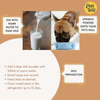 Pets Gone Wild Goat Milk Powder, Non-GMO, Picky Eater Friendly, Liquid Gold High Protein Supplement for Gut Health, Immunity & Hydration Ideal as Milk or Food Topper, Made in Canada