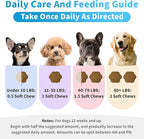 Calming Chews for Dogs – Calming Treats for Anxiety, Stress, Separation, Travel&Thunder, Relaxation & Focus Support with L-Theanine, Valerian Root, Chamomile & Ashwagandha, Bacon Flavor, 90Ct