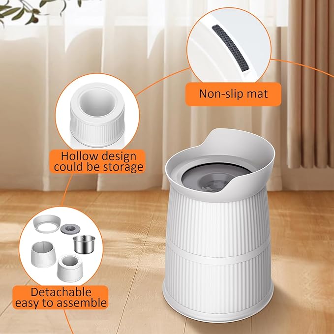 Elevated Dog Bowls for Large Dogs-[15.4-inch high],4.4L No Spill Dog Water Bowl, Adjustable Raised Bowls,Stainless Steel Water Bowl/Non-Slip/Water Dispenser