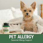 NOW Pet Health, Pet Allergy Supplement, Formulated for Cats & Dogs, NASC Certified, 75 Chewable Tablets