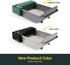 Pet Zone Self Cleaning Semi Automatic Cat Litter Box - Smart Scoop Cat Litter Box with 6 Bags & Carbon Filter for Up to Two Cats 6-16 Pounds