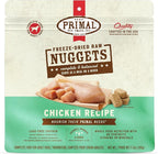 Primal Freeze Dried Raw Dog Food Nuggets, Chicken, Complete & Balanced Meal, Also Use as Topper or Treat, Premium, Healthy, Grain Free, High Protein Raw Dog Food, 5.5 oz