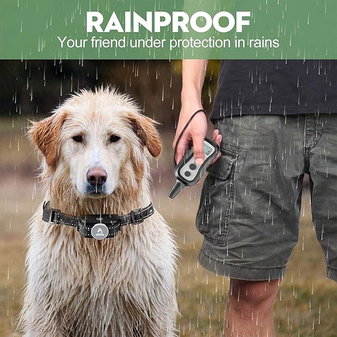 PATPET Dog Shock Collar with 2 Receivers, Dog Training Collar with Remote, Electric Dog Collar with Beep Vibration Shock for Small Medium Large 2 Dogs for 15 to 100 lbs