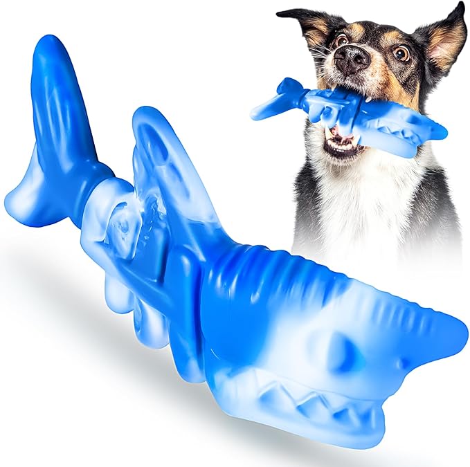 KXK Durable Dog Chew Toys for Aggressive Chewers Large Medium Small Breed, Tough Dog Toys for Large Medium Small and Puppies Teeth Cleaning, Pet Toy with Durable Nylon