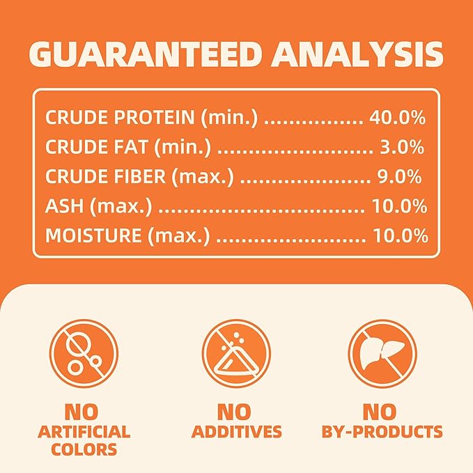 Wellix Dog & Cat Food Topper - Salmon Roe Treats Freeze Dried Egg Yolk & Chicken Flavor Low Calorie - Antioxidant and Skin & Coat Support - Healthy Cat Treats for Indoor Cats