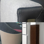 Cat Scratching Mat, Couch Cat Scratch Protector 78.7"x15.8", Cat Scratcher Self-Adhesive Carpet for Furniture Protection, Cat Scratch Post Replacement, DIY Cat Tree Climbing Shelves (Khaki)