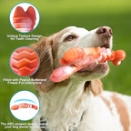 KXK Dog Toys 3 Pack, Indestructible Toys for Aggressive Chewers, Tough Dog Chew Toys for Large Medium Breed, Dog Bones Chew Toys for Super Chewer