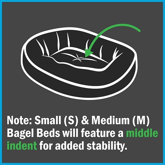 Majestic Pet 24 Inch Suede Calming Dog Bed Washable 24x19x7 (Inch) – Cozy Soft Round Donut Dog Bed with Spine Support for Dogs to Rest Their Head - Pet Bed Small – Gray (2025)