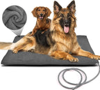 PETNF Outdoor Heated Pet Bed with Waterproof Cover,Pet Heating Pads for Dog,Soft Electric Blanket Auto Temperature Control,Heating Mat for Dog House Cabin Cot Doorway, XL