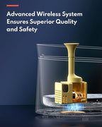 Homerunpet Cat Water Fountain Porcelain-Tray, Wireless Self-Cleaning Pump, Ultra Quiet 20dB Pet Water Dispenser for Cats and Dogs, Easy-to-Clean 2L/68oz with Smart LED and 4-Stage Filtration