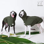 Waterproof Dog Raincoat, Hooded Raincoat for Dachshund Whippet Small Medium Large Dogs, Adjustable Dog Rain Coat Jacket (01(Dachshund 5-10lbs))