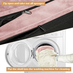 Comfort Expression Small Dog Beds Waterproof Cat Beds Orthopedic Foam Sofa Beds for Small Dogs Comfy Pet Bed with Washable Removable Cover & Non-Slip Bottom(XX-Small,Pink)