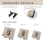 Personalized Pet Memorial Stone, Custom Dog Memorial Gifts for Loss of Dog with Photo Name Date, Dog Remembrance Gift, Loss of Dog Sympathy Gift for Dog Cat Lovers (Quote 5)