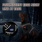 AUROTH Tactical Dog Harness for Large Dogs No Pull Adjustable Pet Harness Reflective K9 Working Training Easy Control Pet Vest Military Service Dog Harnesses Purple S