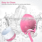 Dog Water Bottle, Pet Water Bottle with Food Container and Drinking Feeder, Leak Proof, BPA-Free, Portable Foldable Puppy Water Cup Dispenser for Outdoor Walking, Travel, Hiking Large Pink