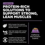 Go! Solutions Carnivore, Grain-Free, Protein Rich Dry Cat Food, Chicken, Turkey and Duck Recipe, 3 lb Bag