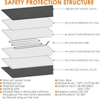 Pet Heating Pad for Dogs Cat Heating Pad with Timer,Temperature Adjustable Electric Heated Cat Dog Bed Waterproof Heated Pet Bed Mat Cat Warming Pad (Large: 32" x 20")