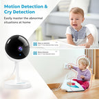 owltron Indoor Security Camera 4MP, 2 Pack 2.4GHz&5G WiFi 2K Home Cameras for Baby/Elder/Dog/Pet/Nanny Monitor Cam with Phone app, 24/7 Cloud&SD Card Storage, 2-Way Audio, Compatible with Alexa