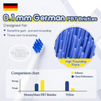 Small Dog Toothbrush, Cat & Puppy Tooth Brushing Kit, Ultra Soft & Mini 15° Curved Head Teeth Brush for Kitten & Tiny Pet, Doggy Toothbrushes Deep Dental Clean, Soft Bristles, 2 PCS - White