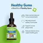 Pet Wellbeing - Healthy Gums for Dogs - Natural Supplement for Healthy Gums, Teeth and Breath Against Dog Gingivitis - 2oz (59ml).
