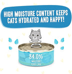 Weruva B.F.F. Play - Best Feline Friend Paté Lovers, Aw Yeah!, Chicken Checkmate with Chicken, 5.5oz Can (Pack of 8)