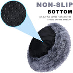 Cat Cave Bed Round Plush Fluffy Hooded Cat Bed Cozy Cats beds Cushion Sofa for Small Dogs Pet Beds Doughnut Calm Anti-nxiety Dog Bed - Waterproof Bottom Washable