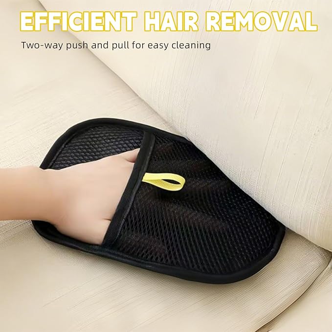 Pet Hair Remover Glove,Electrostatic Pet Hair Removal Gloves for Couch,Cat Grooming Gloves,Reusable Cat and Dog Hair Remover for Sofas,Furniture,Carpets,and Curtains (3 PCS)