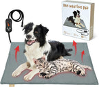 Vannon Large Pet Heating Pad, Heated Cat Dog Bed with Chew Resistant Cord, Outdoor Heated Mat for Dog House, Adjustable Indoor Warming Mat for Dogs, Waterproof & Overheat Protection, 35.4'' × 23.6''