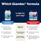 Glandex Dog Fiber Supplement Powder for Anal Glands with Pumpkin, Digestive Enzymes & Probiotics - (Regular or Advanced Strength) - Boot The Scoot (8.5 oz, Advanced Strength Duck & Bacon)