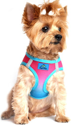 Doggie Design No Choke Dog Harness - Simple Step-in and Go Dog Vest for Small, Medium, and Large Breeds - Breathable Mesh Polyester Pet Harness - Sugar Plum - S