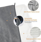 Pet Heating Pad for Cats and Small Dogs,Heated Cat Bed,Auto Temperature Control Waterproof Indoor Electric Pet Heating Pads for Cats with Chew Resistant Cord,16 * 12inch