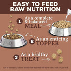 Primal Freeze Dried Dog Food, Pronto Mini Nuggets, Pork; Scoop & Serve, Complete & Balanced Meal; Also Use As Topper or Treat; Premium, Healthy, Grain Free, High Protein Raw Dog Food (16 oz, 2-Pack)