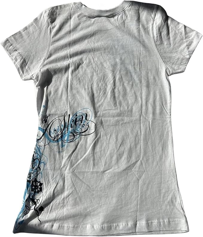 Women Y2K Graphic T-Shirts Summer Short Sleeve Punk Gothic Tee Tops Vintage 90s Aesthetic Emo Clothes Streetwear